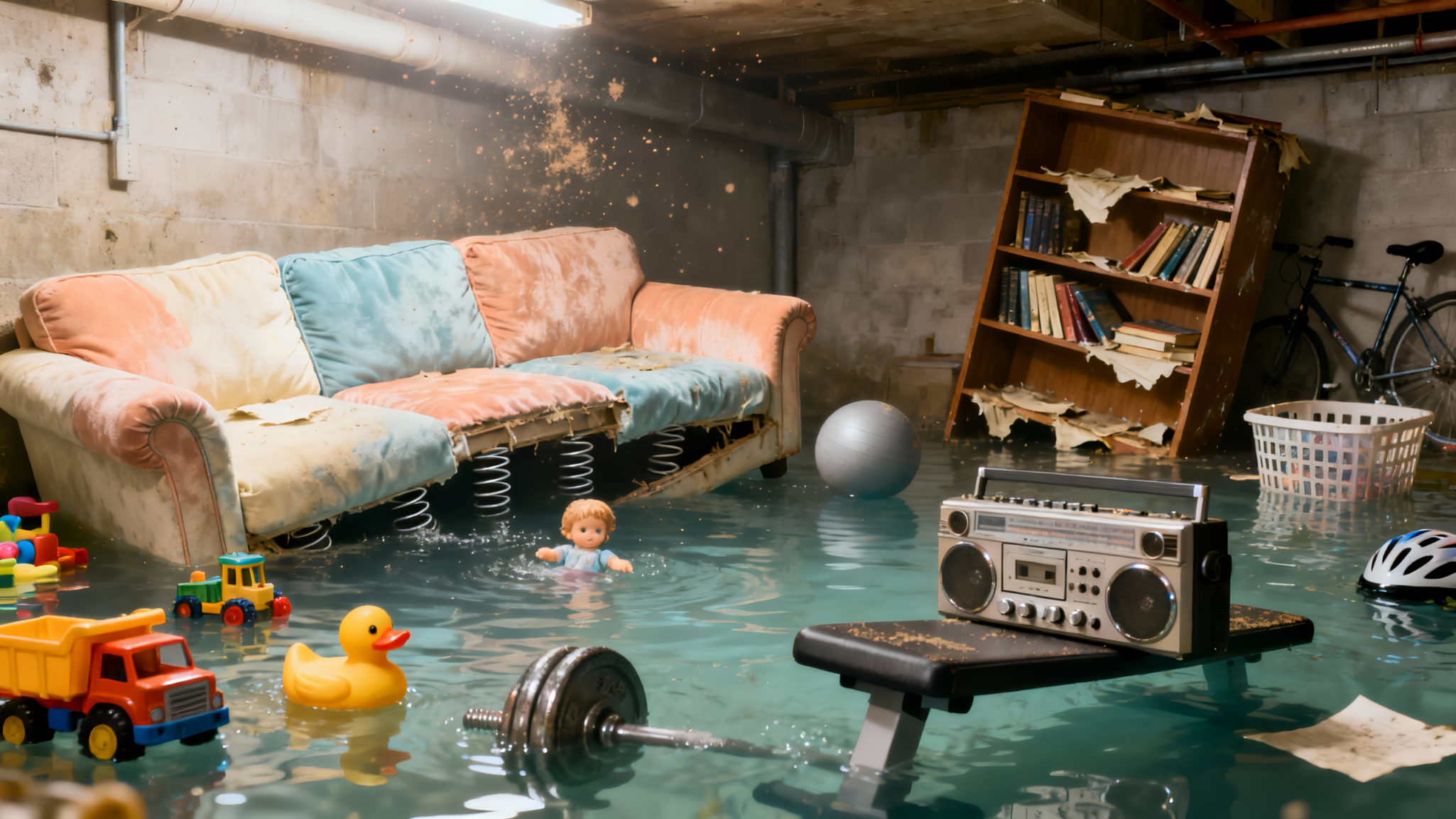 Flood damage not covered by standard homeowners insurance